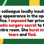 Corporate Counterstrike: Employee Exposes Bully’s Secret Plastic Surgery in Front of Office