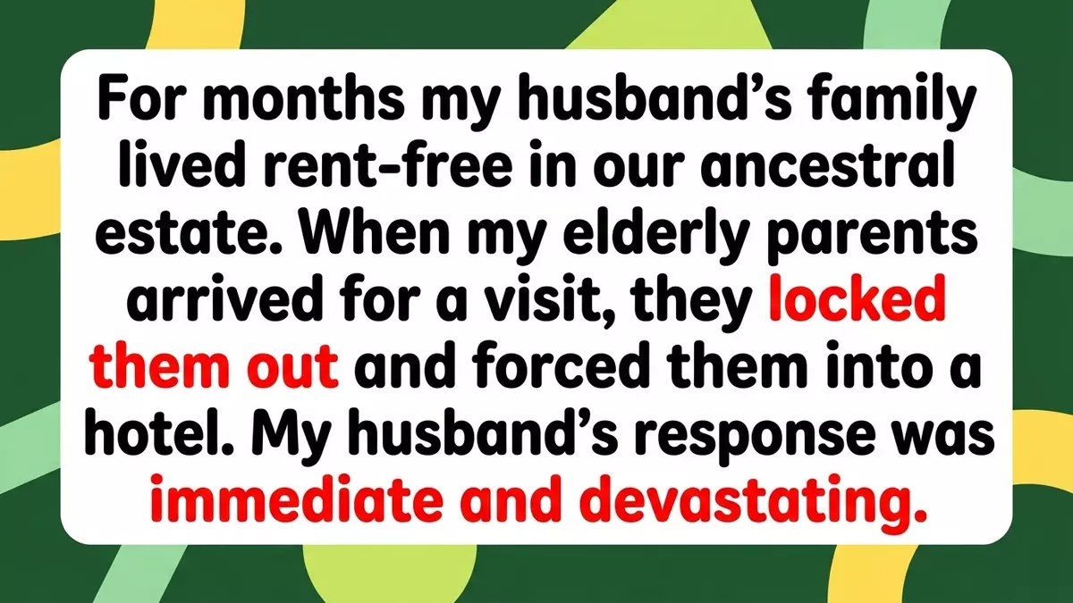 Generosity Backfires: Entitled In-Laws Evict Elderly Homeowners From Their Own Ancestral Property